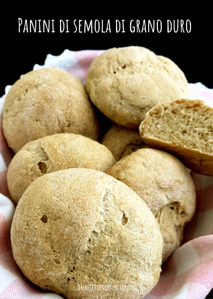 Panini di semola di grano duro senatore Cappelli