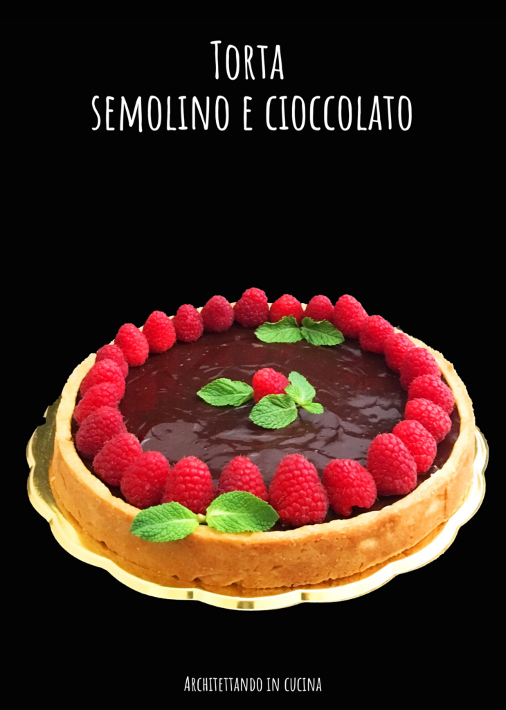 Torta semolino e cioccolato