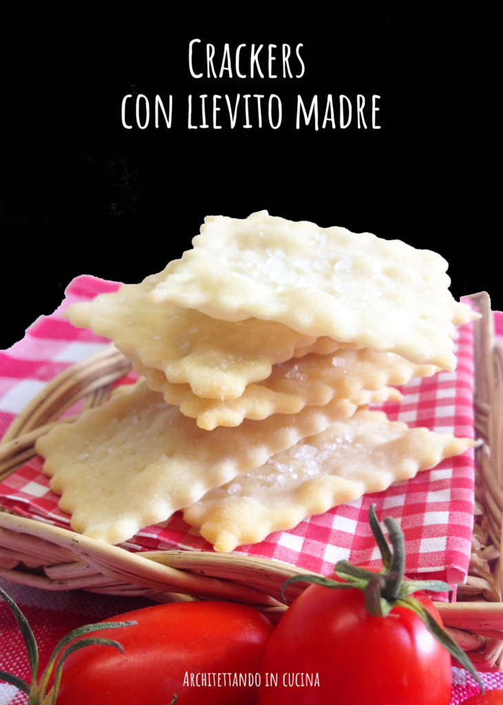 Crackers con il lievito madre