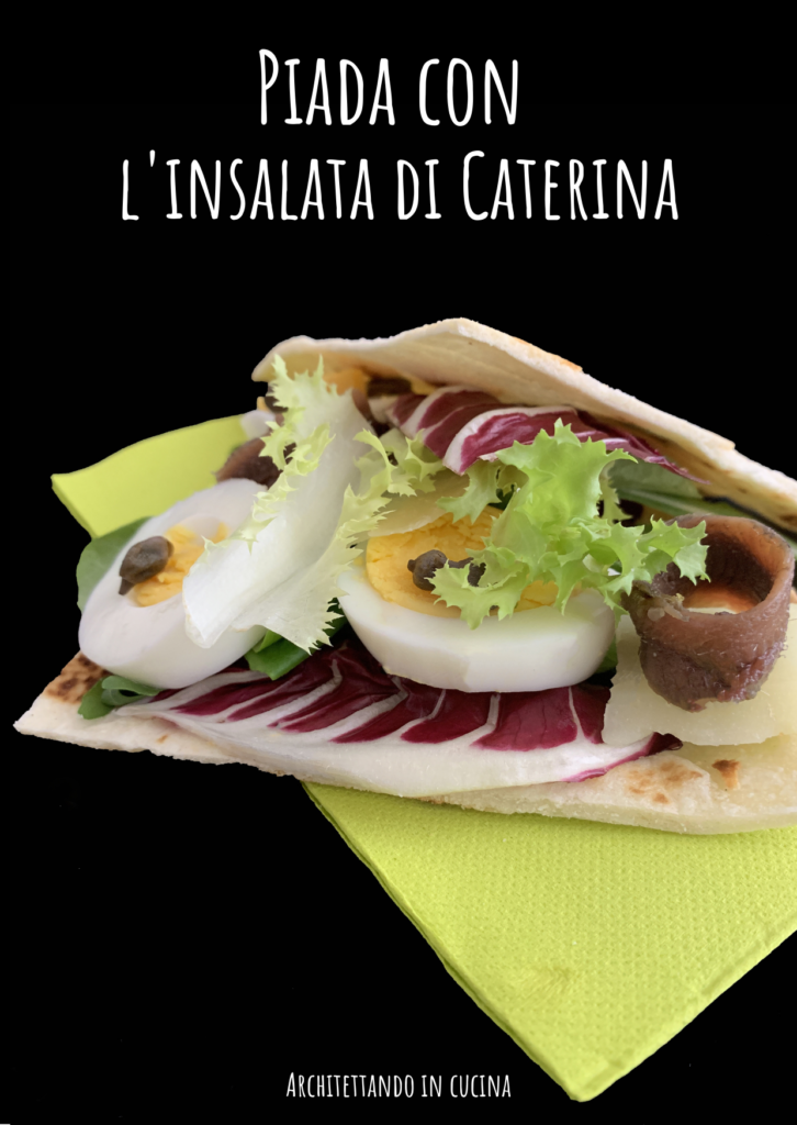 Piada con l'insalata di Caterina