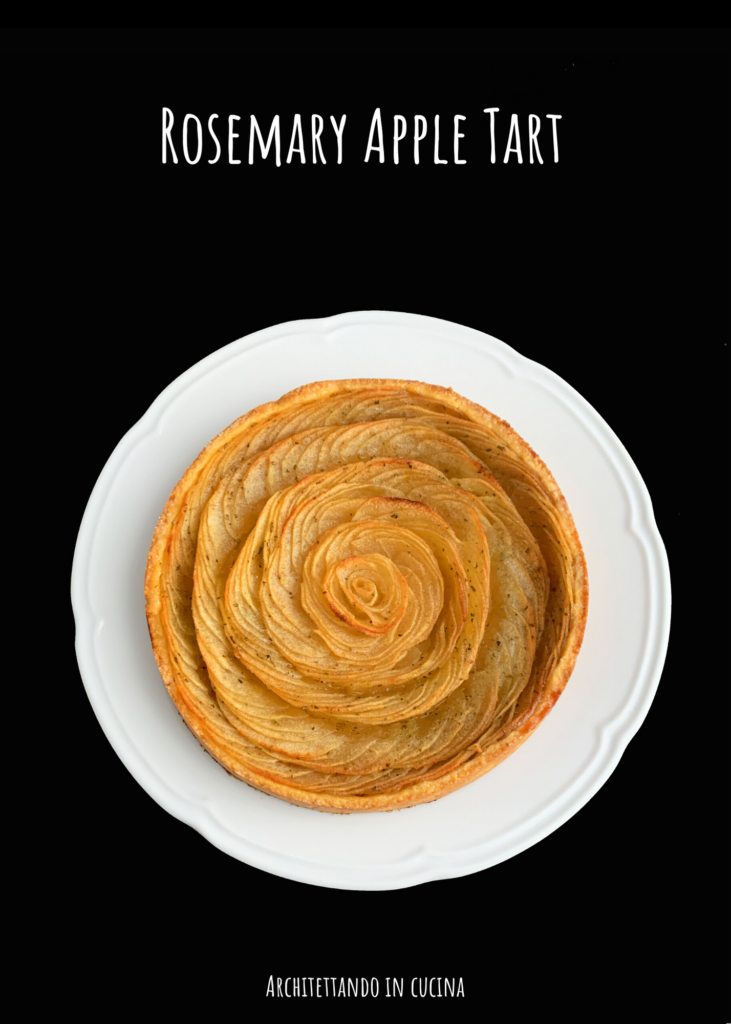 Rosemary Apple Tart o crostata di mele e rosmarino