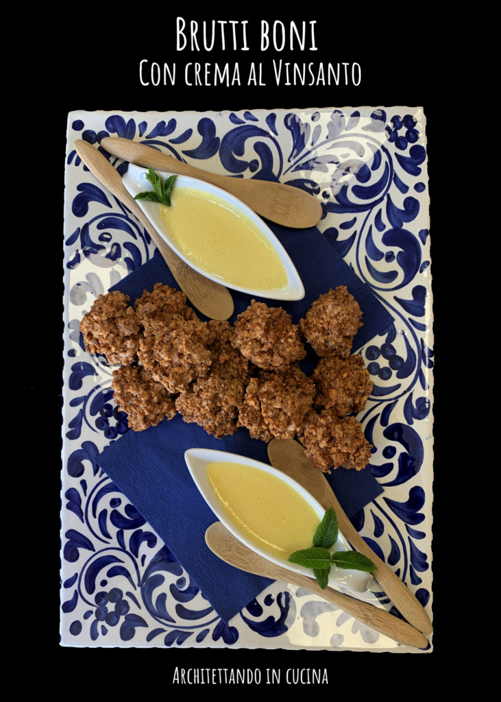 Brutti boni con crema al Vinsanto