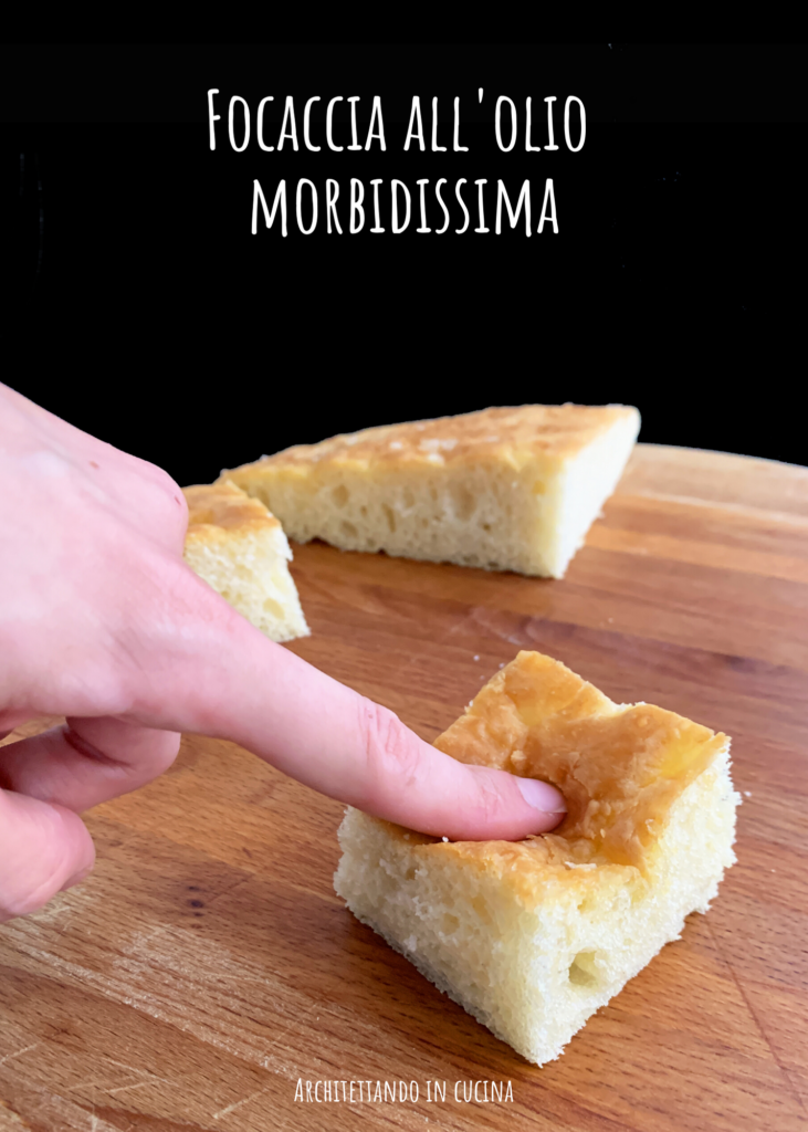 Focaccia all'olio morbidissima