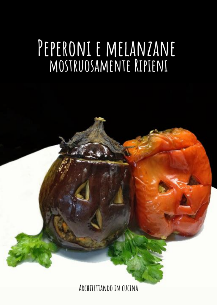 peperoni e melanzane mostruosamente ripieni