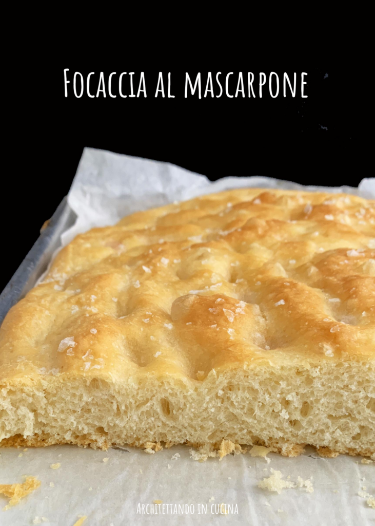 Focaccia al mascarpone