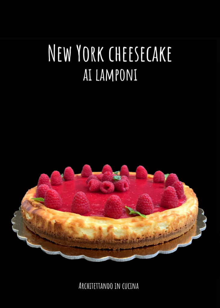 New York cheesecake ai lamponi