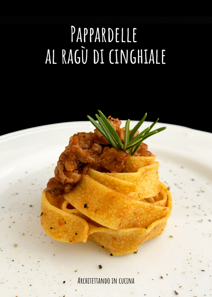 Pappardelle al ragù di cinghiale