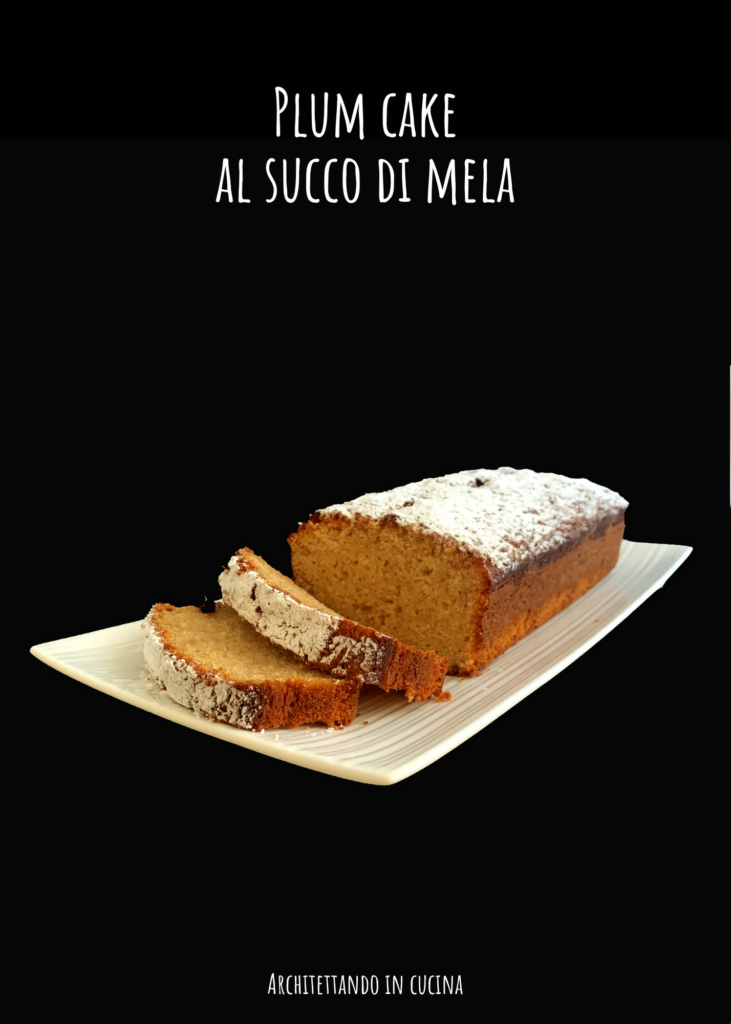 Plum cake al succo di mela