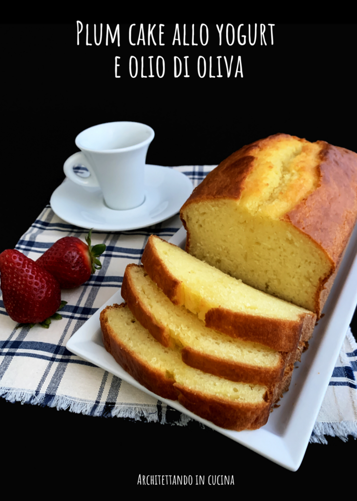  Plum cake allo yogurt e olio d'oliva