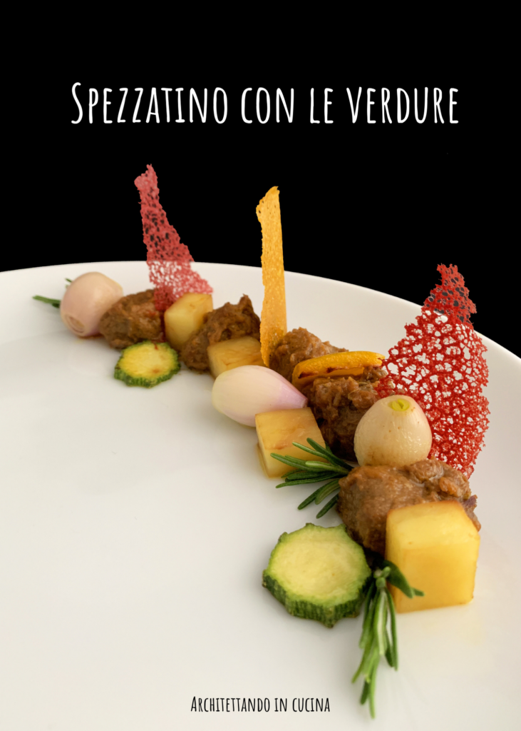 Spezzatino in bianco con le verdure