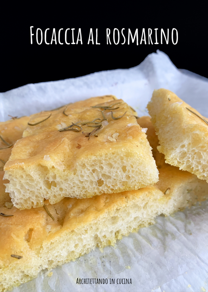 Focaccia al rosmarino ad alta idratazione