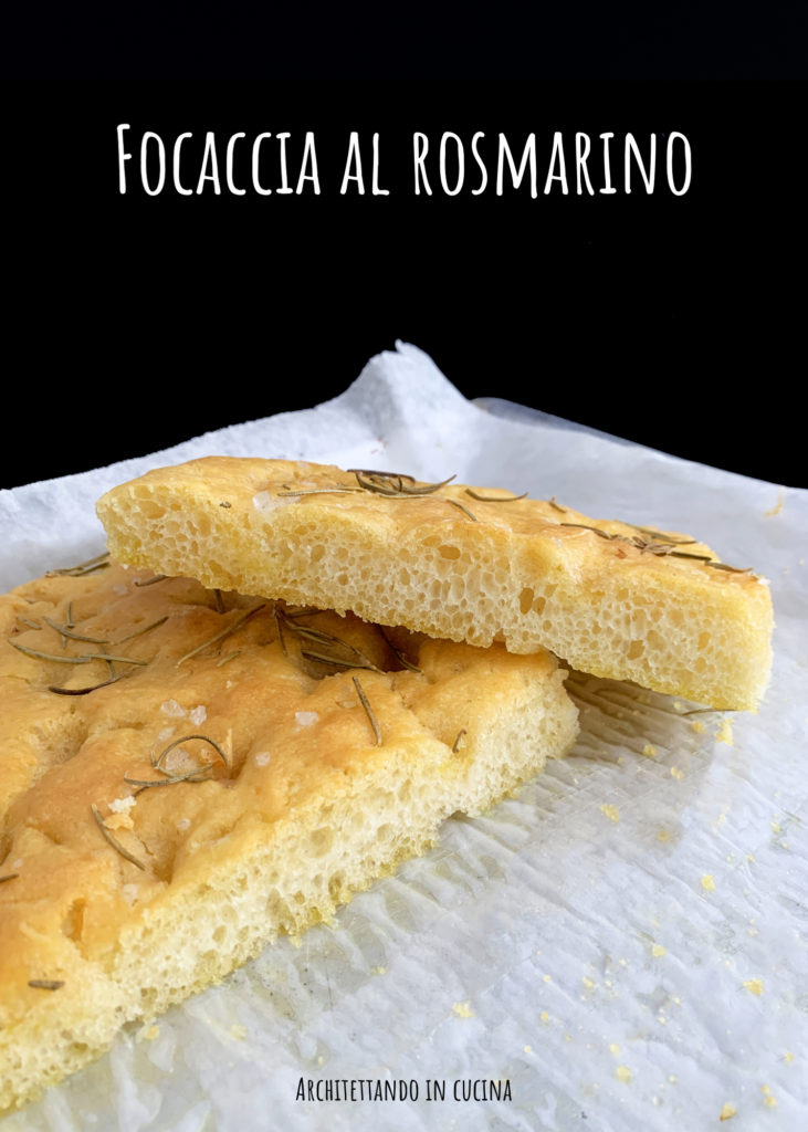 Focaccia al rosmarino ad alta idratazione