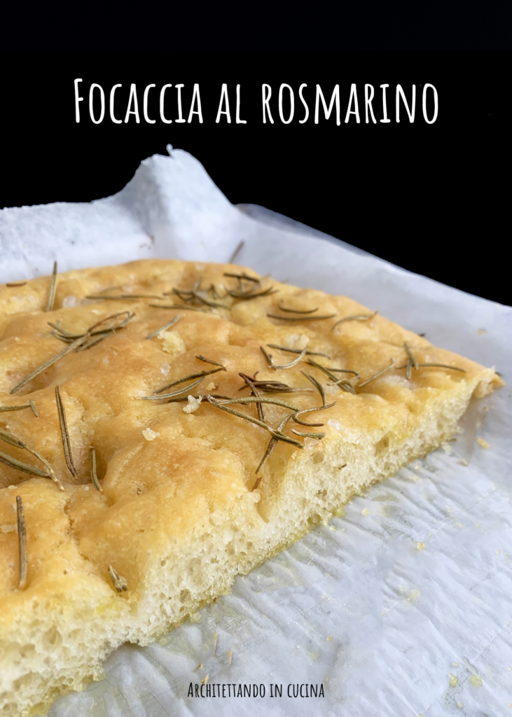 Focaccia al rosmarino ad alta idratazione