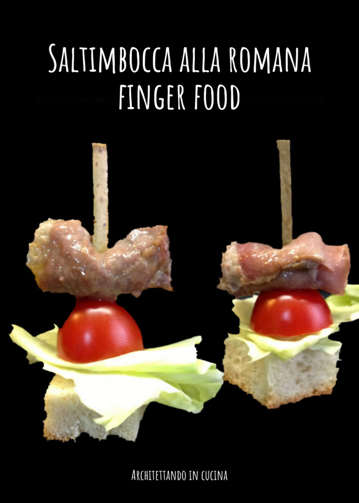 Saltimbocca alla romana finger food