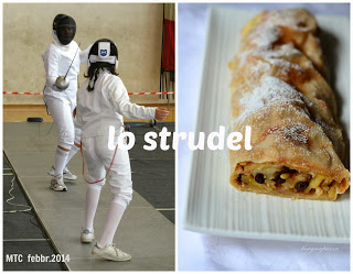 Strudel zucca e cioccolato