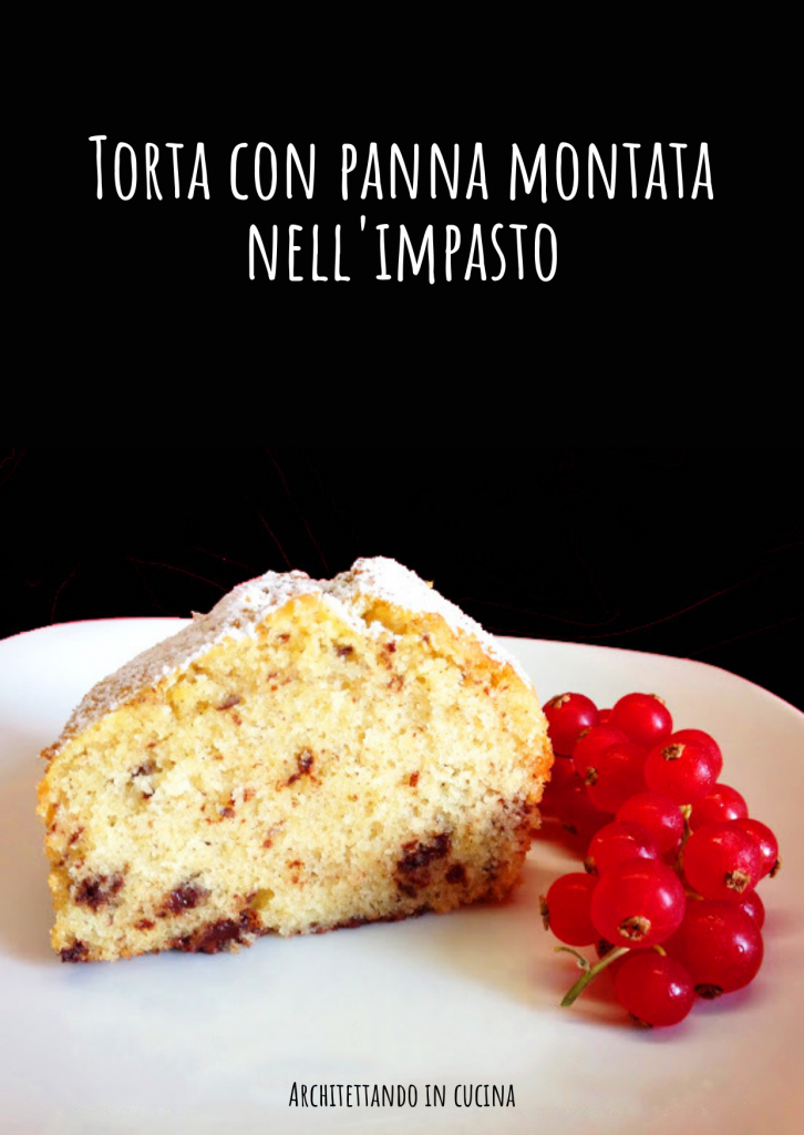 Torta con panna montata nell'impasto - Whipped cream cake