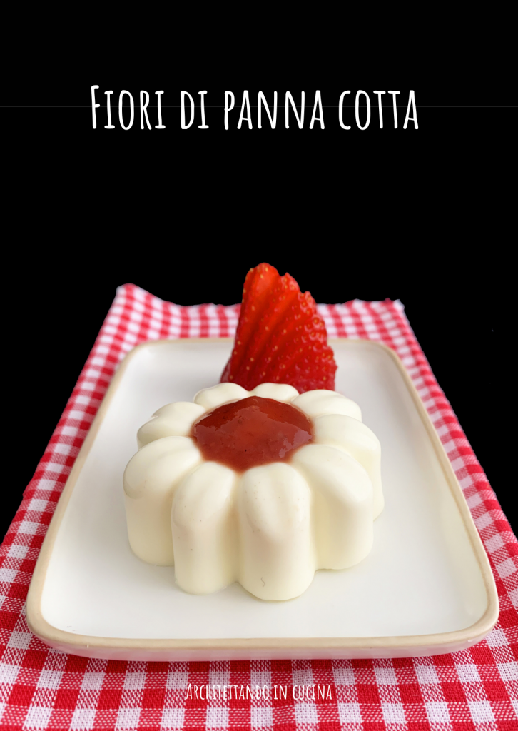 Fiori di panna cotta