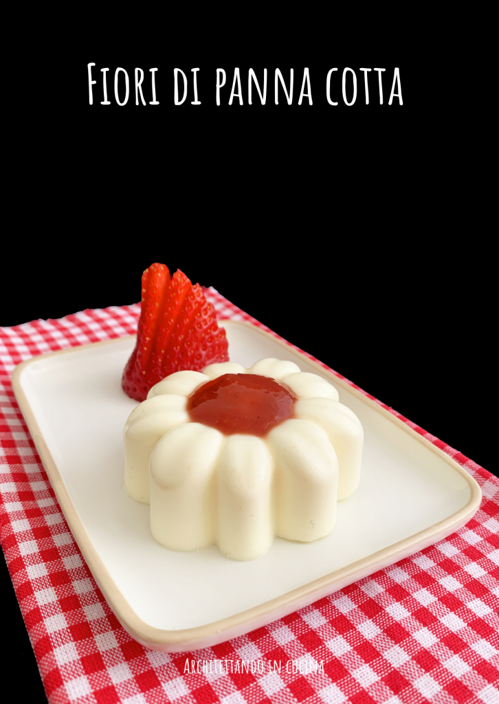 Fiori di panna cotta