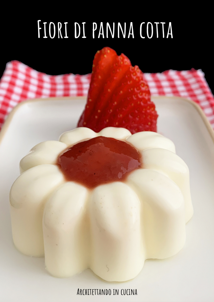 Fiori di panna cotta