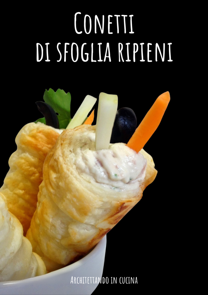 Conetti di sfoglia ripieni