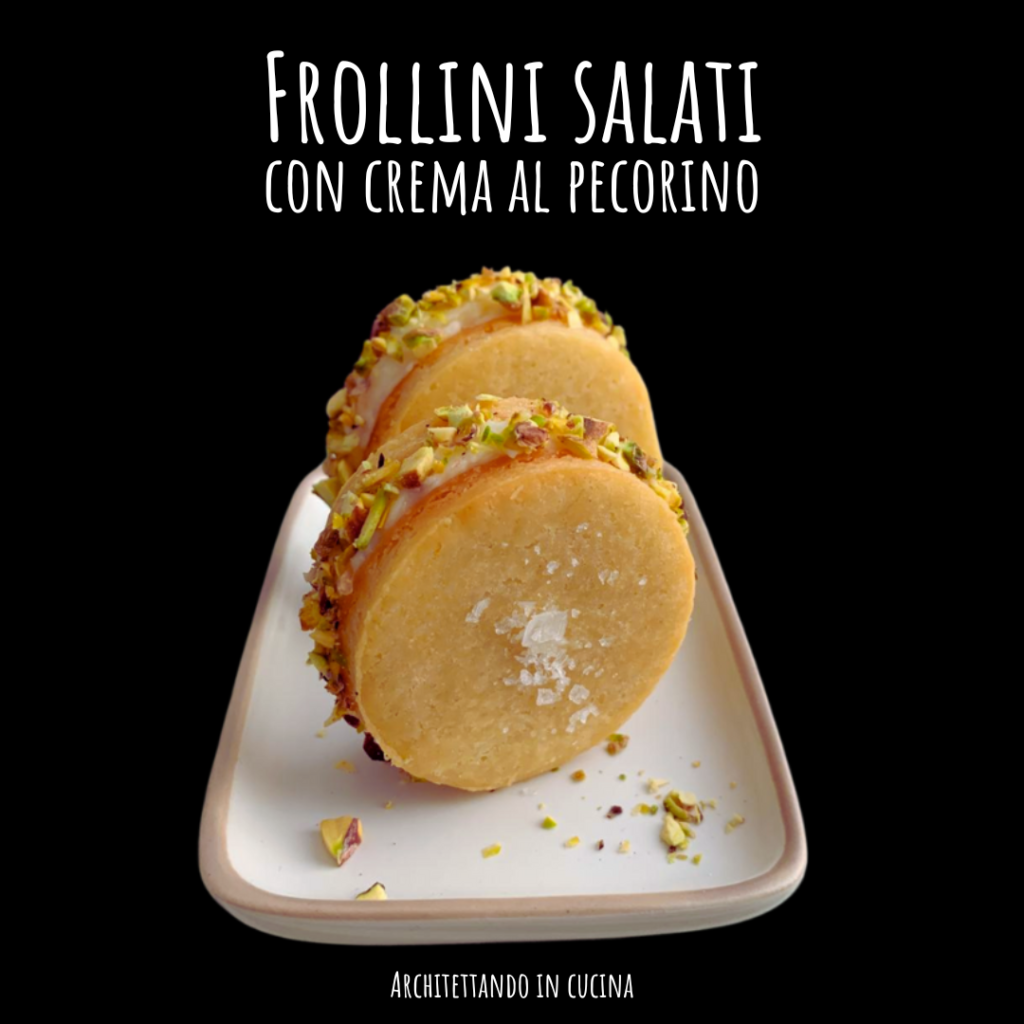 Frollini salati con crema al pecorino