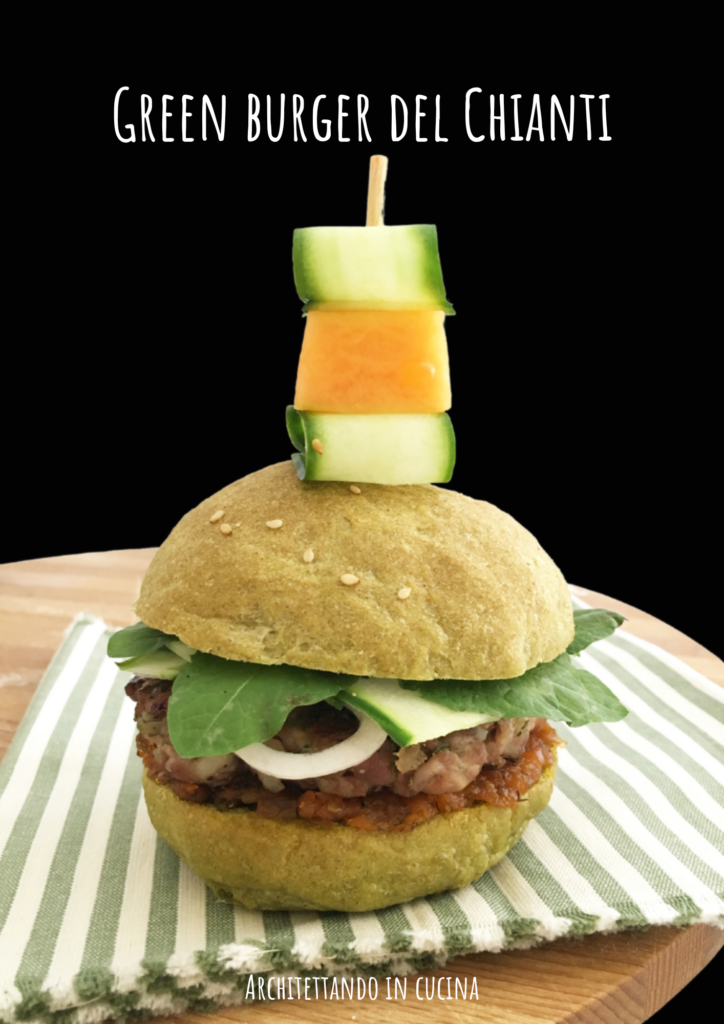 Green burger del Chianti per la Masterclass Erbe Spontanee