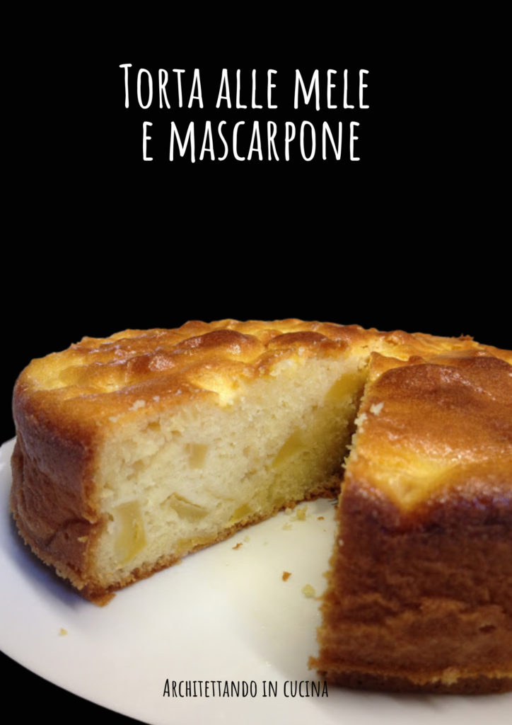 Torta alle mele e mascarpone